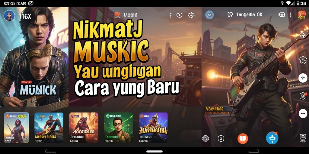 Gameplay interaktif 116X yang menyenangkan dan penuh musik.
