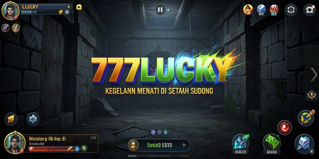 Tampilan gameplay seram dari 777LUCKY yang menguji nyali.