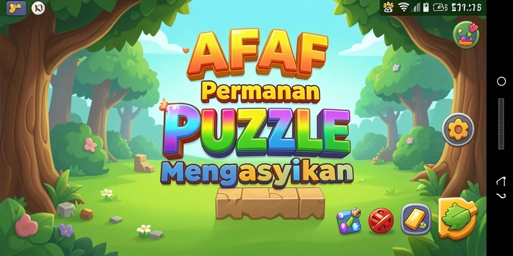 Screenshot AFAF menampilkan gameplay Puzzle yang mengasyikkan.