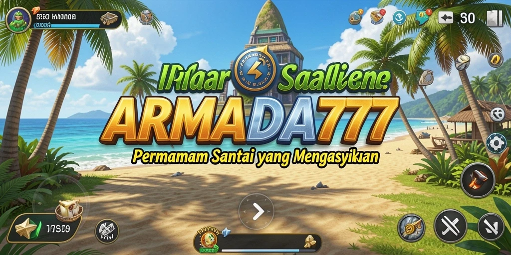 Tampilan gameplay yang menarik dan penuh warna dari ARMADA777.