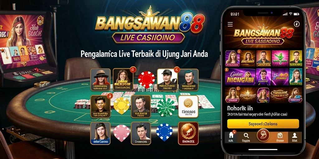 Screenshot BANGSAWAN88 menampilkan gameplay Live Casino yang seru dan interaktif.