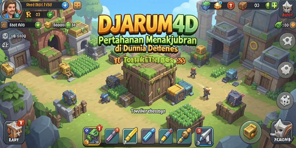 Tampilan menarik dari gameplay Tower Defense DJARUM4D yang penuh tantangan.