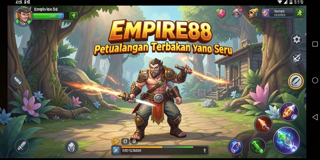 Tampilan gameplay seru dengan dunia terbuka yang luas.