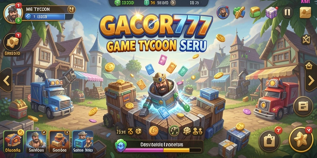 Tampilan gameplay GACOR777 dengan berbagai fitur manajemen yang menarik.
