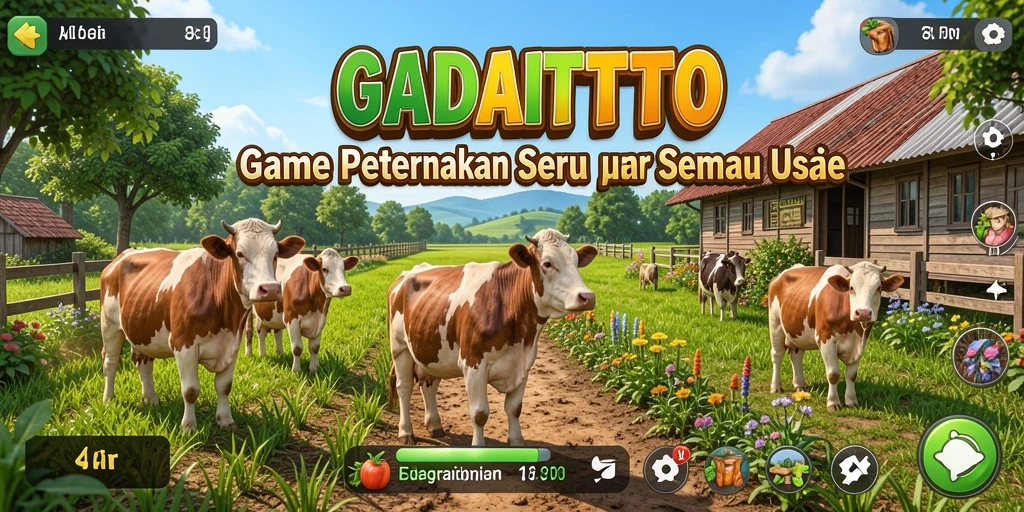Tampilan menarik dari gameplay GADAITOTO yang penuh warna.