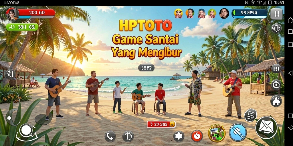 Screenshot HPTOTO menunjukkan gameplay santai yang mengasyikkan.