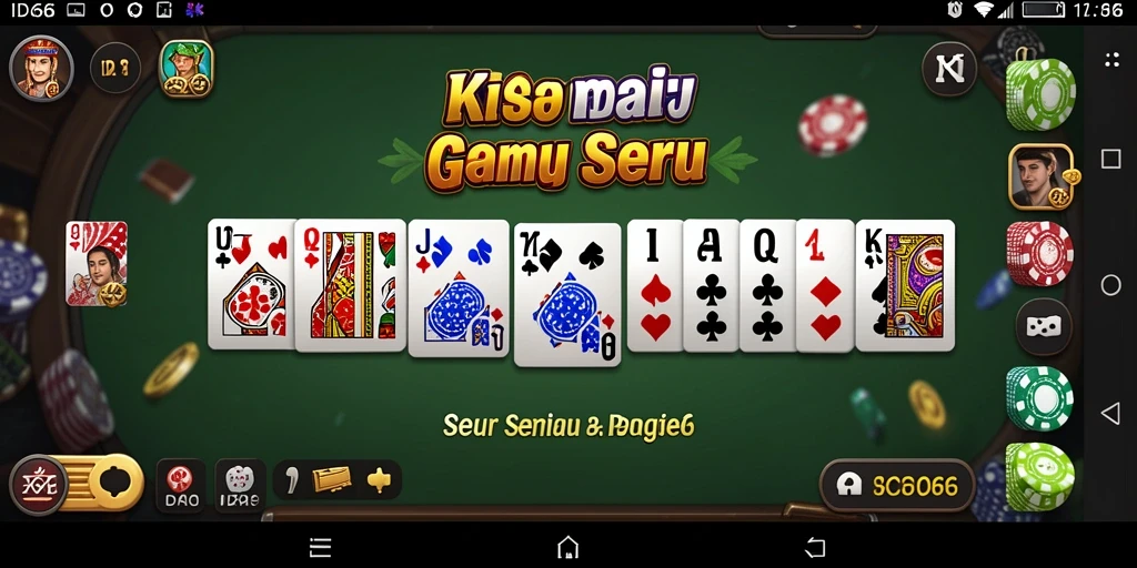 Tampilan gameplay domino yang seru dan interaktif di ID66.