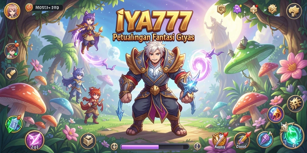 Screenshot menunjukkan aksi mendebarkan dalam permainan Anime.