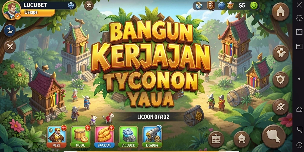 Tampilan gameplay LUCUBET yang menegangkan dan seru.