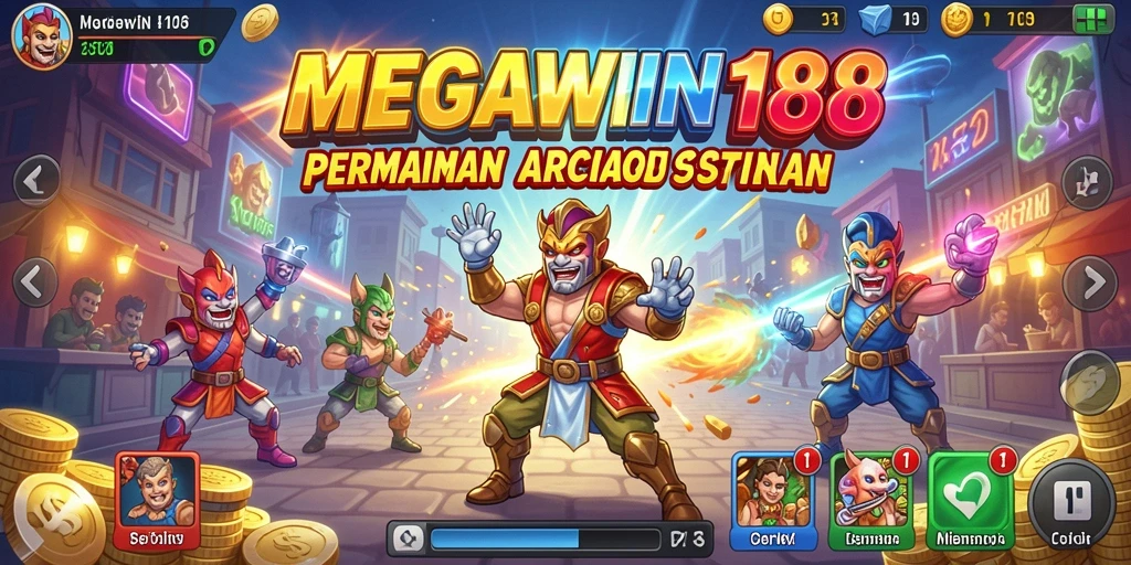 Gameplay seru MEGAWIN188 dengan aksi arcade yang mendebarkan.