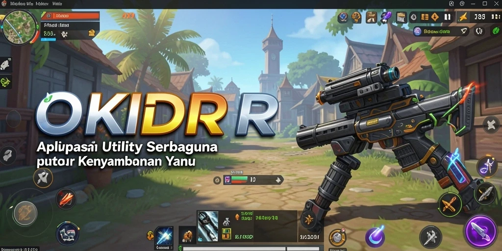 Tampilan utama OKIDR yang intuitif dan memudahkan navigasi.