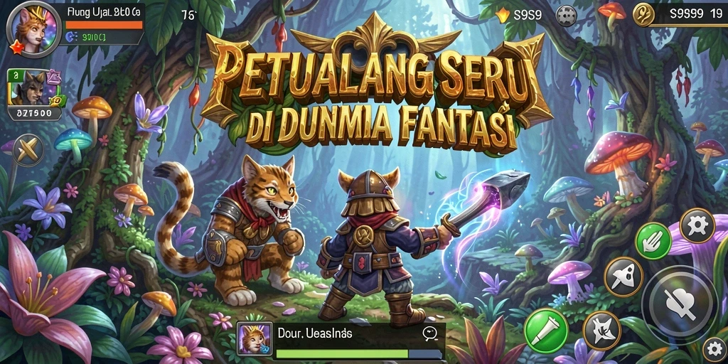 Tangkapan layar menampilkan gameplay petualangan yang mendebarkan.