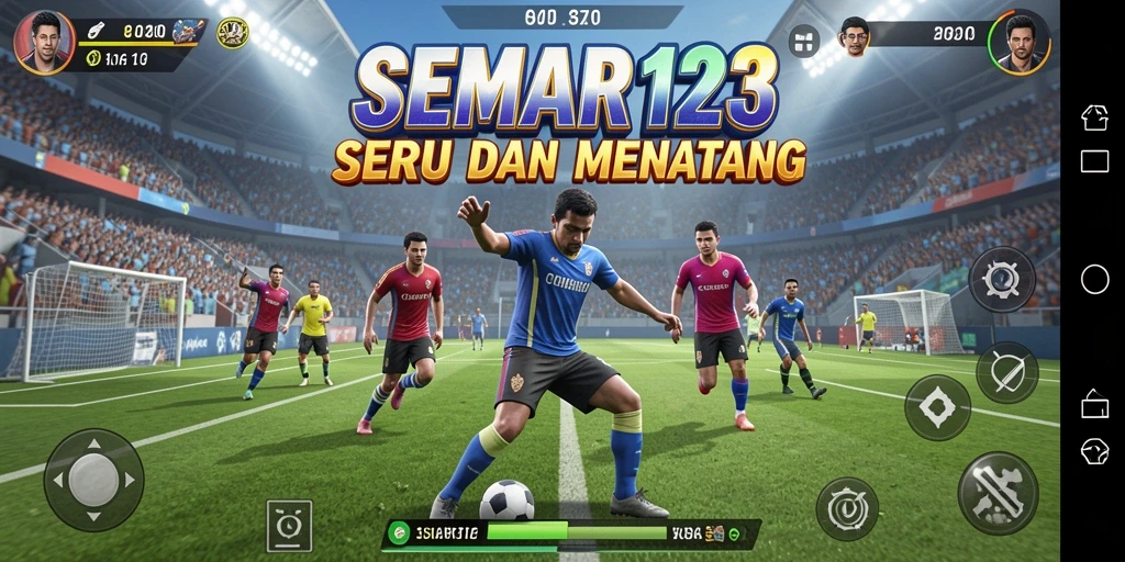 Tampilan menarik dari gameplay seru di SEMAR123 dengan elemen olahraga.