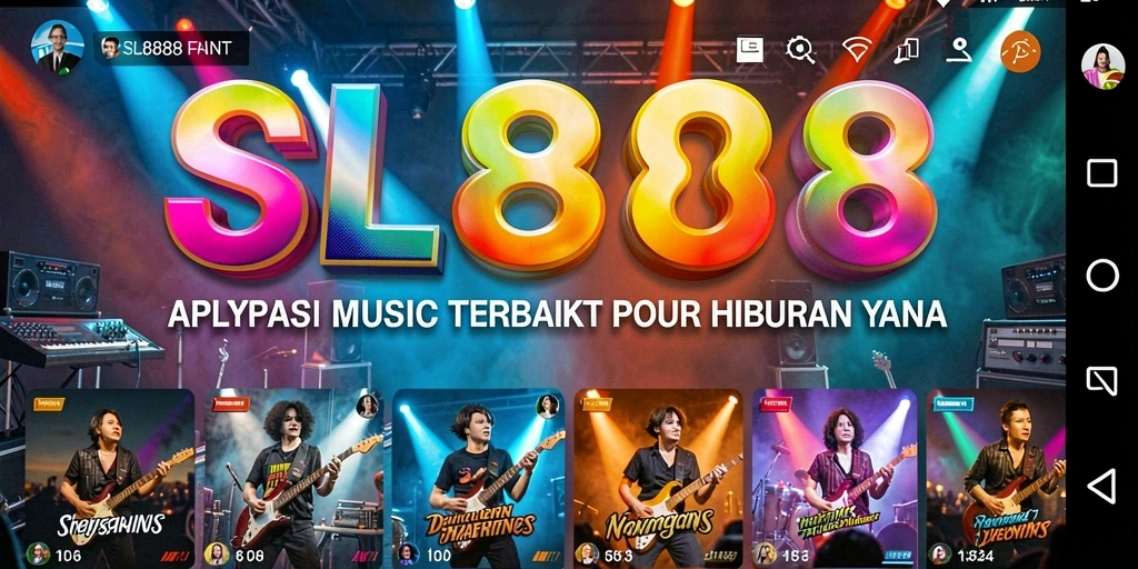 Tampilan gameplay SL888 yang seru saat bermain musik.