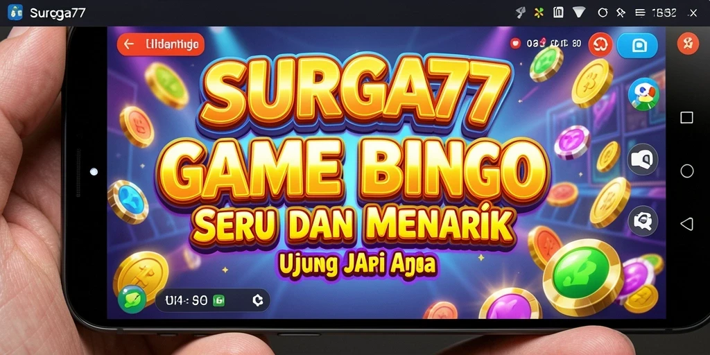 Tampilan gameplay Bingo di SURGA77 dengan suasana yang menarik